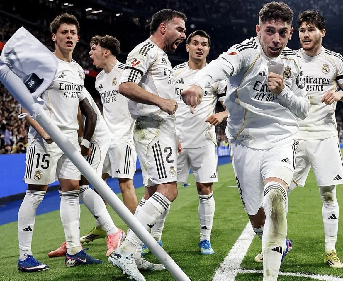 Real Madrid celebra un gol en el Santiago Bernabéu
